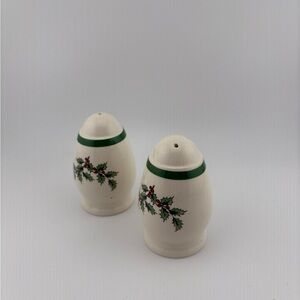 Vintage Spode Christmas Tree Salt and Pepper Shakers